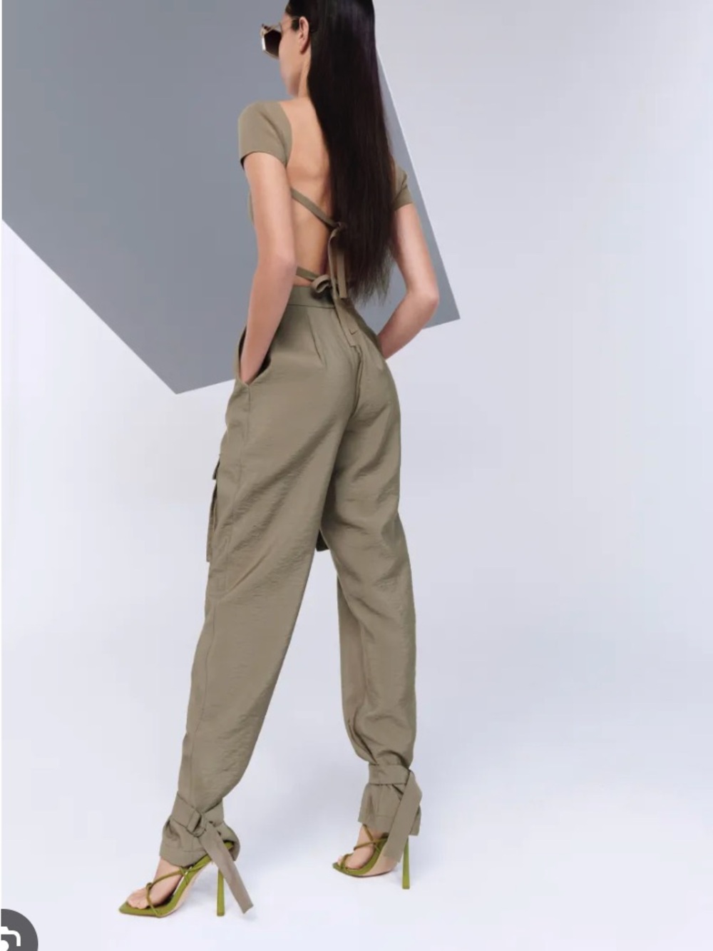 LAPOINTE Techno Cotton Cargo Pant - Military Green Sz 2/4